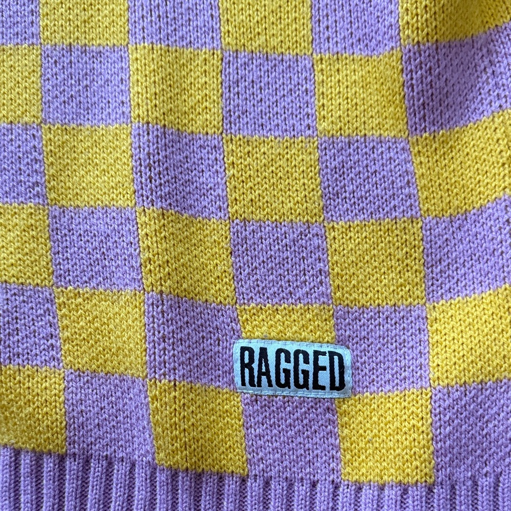 RAGGED CHECKERED Sweater - Picture 2 of 4